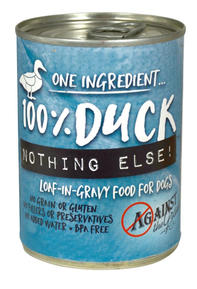 Against the Grain Nothing Else Grain Free One Ingredient 100% Duck Canned Dog Food