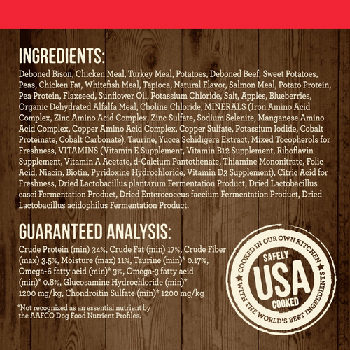 Merrick Grain Free Bison Beef and Sweet Potato Adult Dry Dog Food