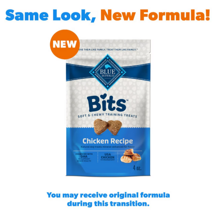 Blue Buffalo Bits Tasty Chicken Natural Soft-Moist Training Treats