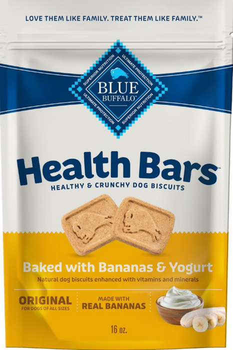 Blue Health Bars Baked With Banana & Yogurt Dog Treats