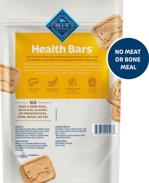 Blue Health Bars Baked With Banana & Yogurt Dog Treats