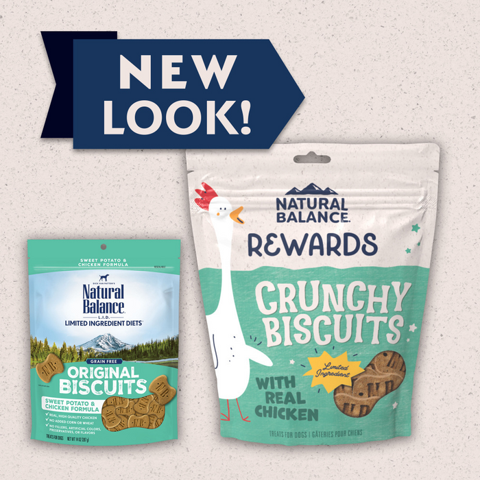 Natural Balance Rewards Crunchy Biscuits With Real Chicken Dog Treats