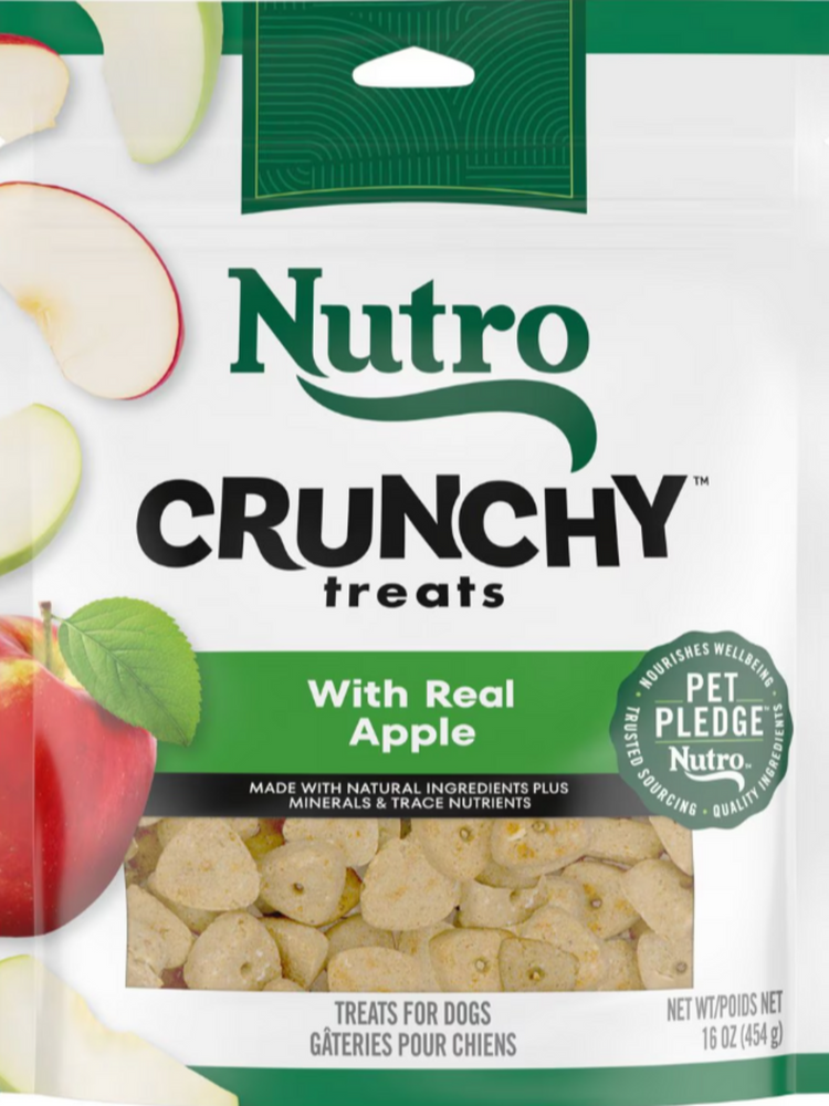 Nutro Crunchy Treats with Real Apple Dog Treats