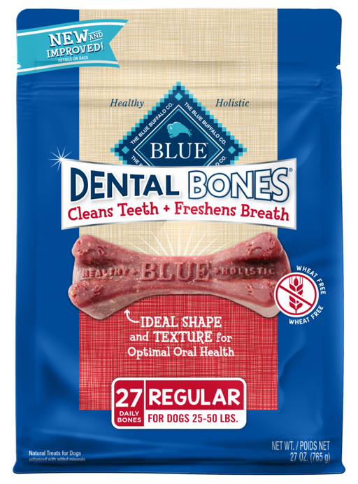 Blue Buffalo Blue All Natural Dental Bones Dog Treats