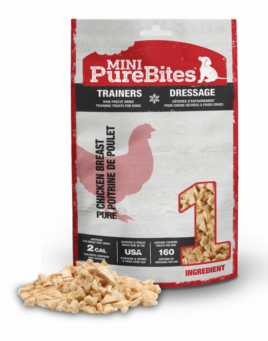 PureBites Mini PureBites Trainers RAW Freeze Dried Chicken Breast Dog Treats