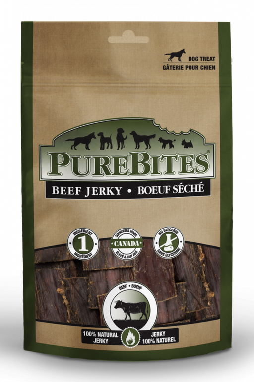 PureBites Beef Jerky Freeze Dried Raw Dog Treats