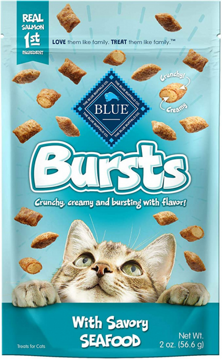 Blue Buffalo Bursts Filled Seafood Cat Treats