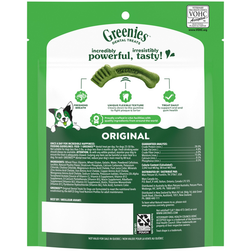 Greenies Original Dental Dog Chews Regular