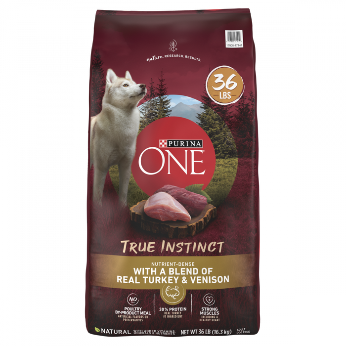 Purina ONE SmartBlend True Instinct Turkey & Venison Dry Dog Food