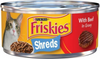 Friskies Shreds Beef and Gravy Wet Cat Food