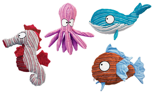 Kong CuteSeas Whale Crinkle Dog Toy