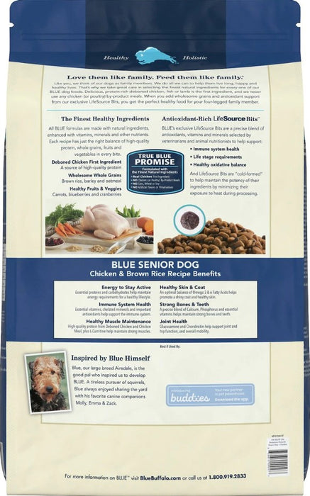 Blue Buffalo Life Protection Formula Senior Chicken & Brown Rice Recipe Dry Dog Food