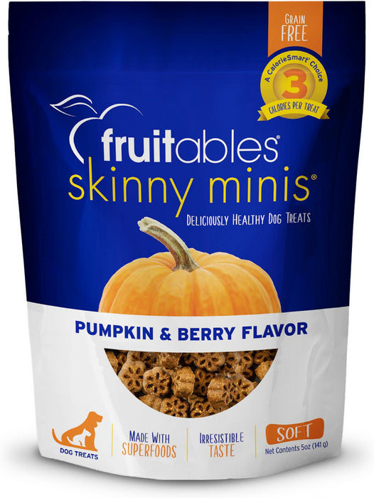 Fruitables Skinny Mini Pumpkin & Blueberry Dog Treats