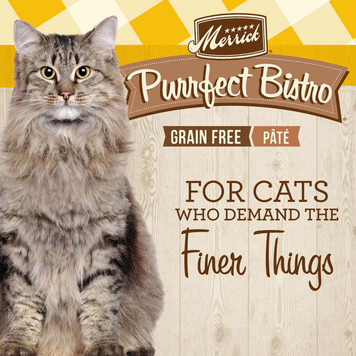 Merrick Purrfect Bistro Chicken Pate Grain Free Canned Cat Food