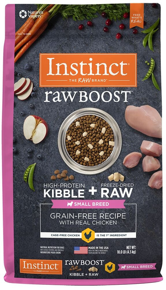 Instinct Raw Boost Small Breed Grain-Free Chicken Meal Dry Dog Food