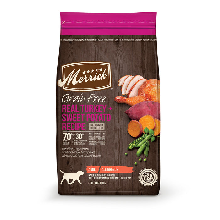 Merrick Grain Free Adult Turkey & Sweet Potato Recipe Dry Dog Food