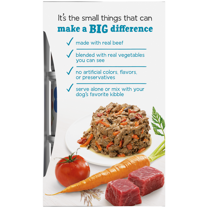 Beneful IncrediBites for Small Dogs with Beef, Tomatoes, Carrots and Wild Rice Canned Dog Food