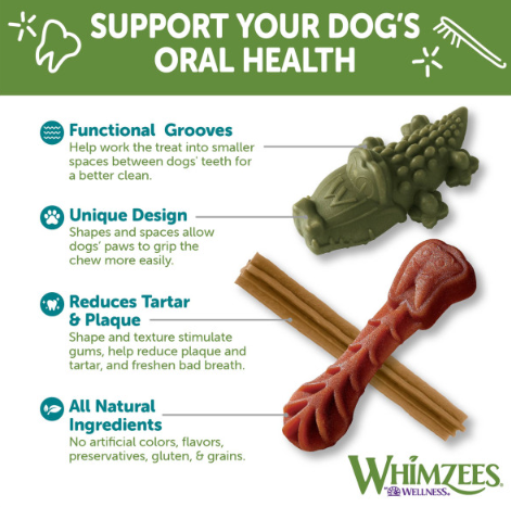Whimzees Dental Chew Variety Pack Dog Treats